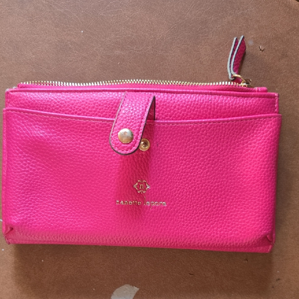 Nanette Lepore Vibrant Pink Wallet